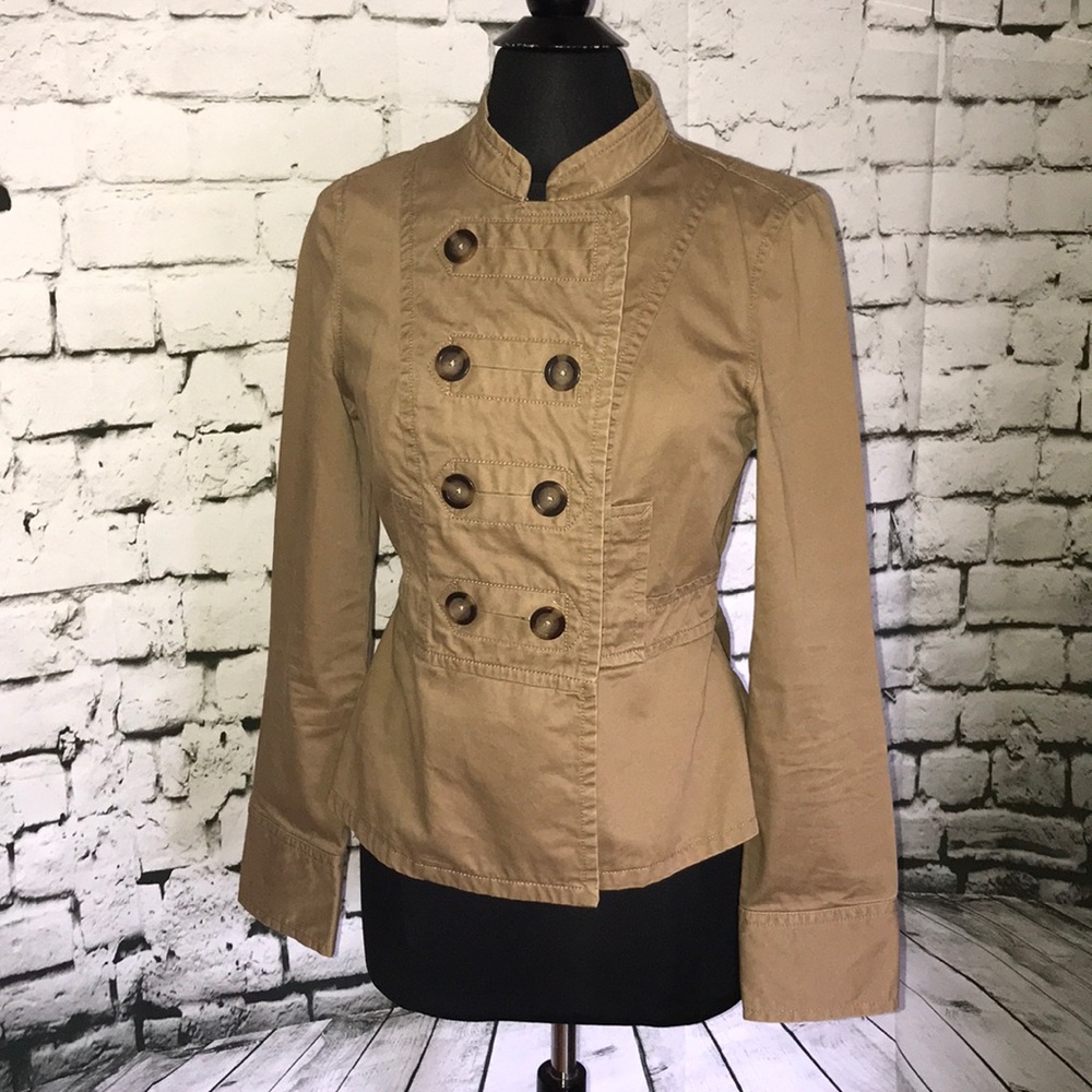 🔥EUC-Khaki short jacket